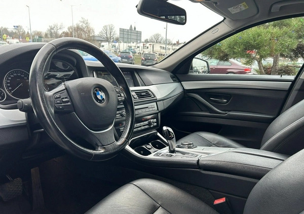 BMW Seria 5 cena 72900 przebieg: 249000, rok produkcji 2015 z Janów Lubelski małe 211